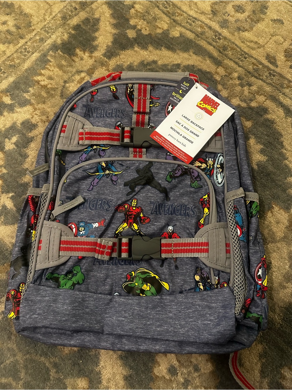 NEW Large Mackenzie Marvel Avengers Glow-in-the-Dark Backpacks